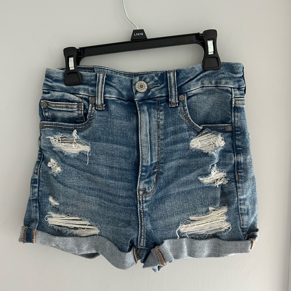 American Eagle High Rise Jean Shorts size 6